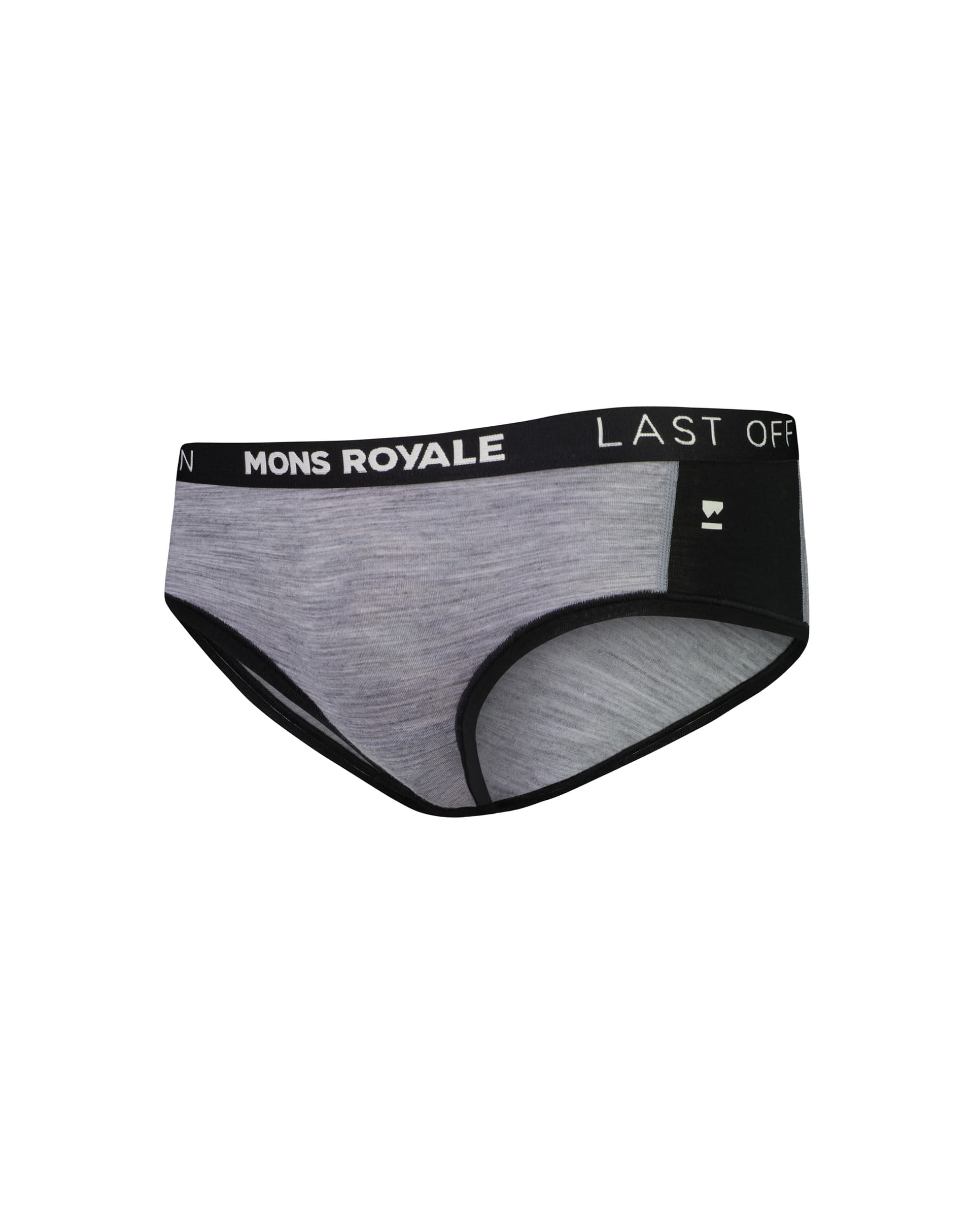 Mons Royale Mons Royale Women's Sylvia Boyleg Grey Heather / Black