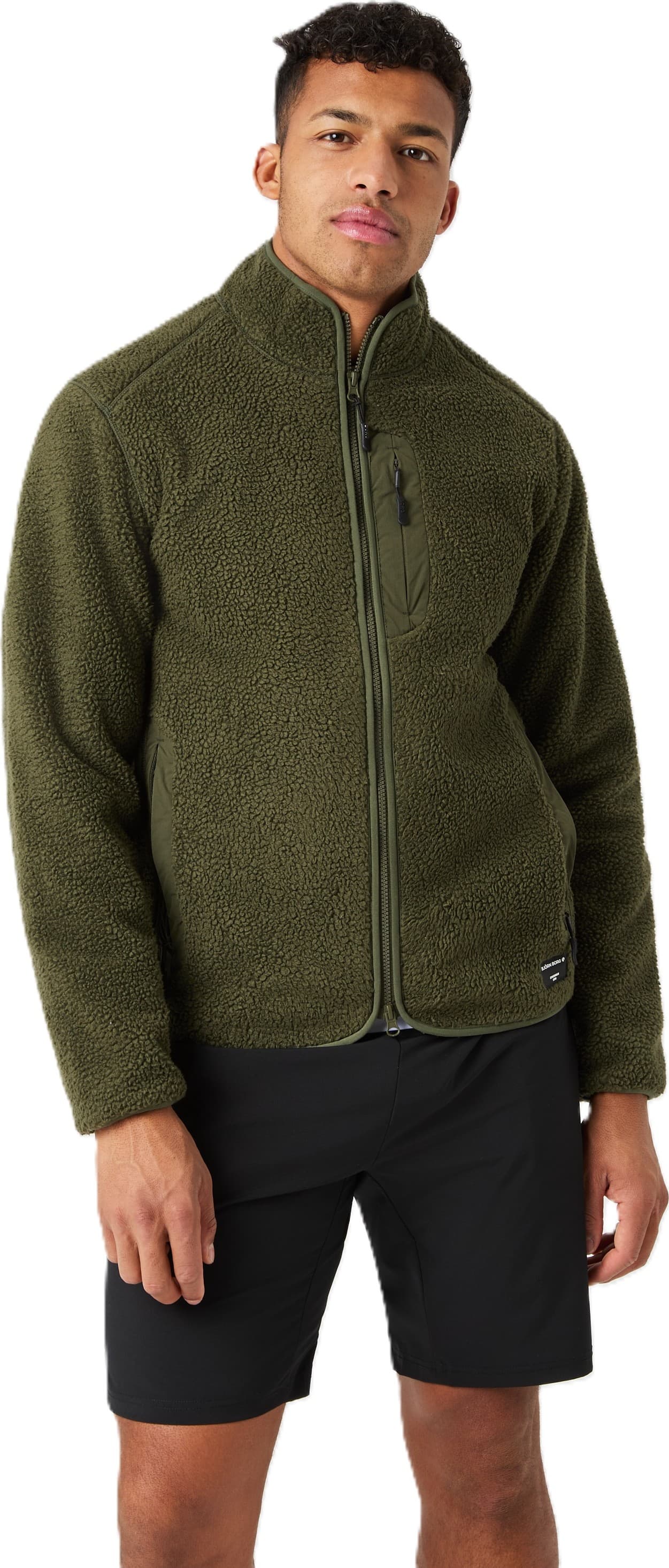Björn Borg Björn Borg Men's Centre Pile Jacket Forest Night