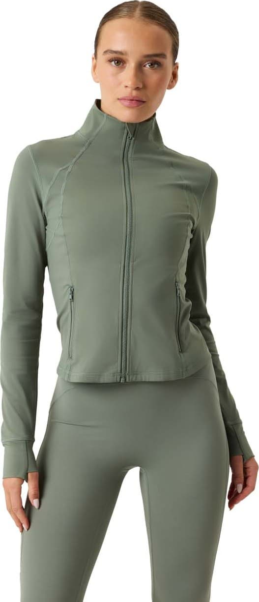 Björn Borg Björn Borg Women's Borg Soft Zip Midlayer Agave Green