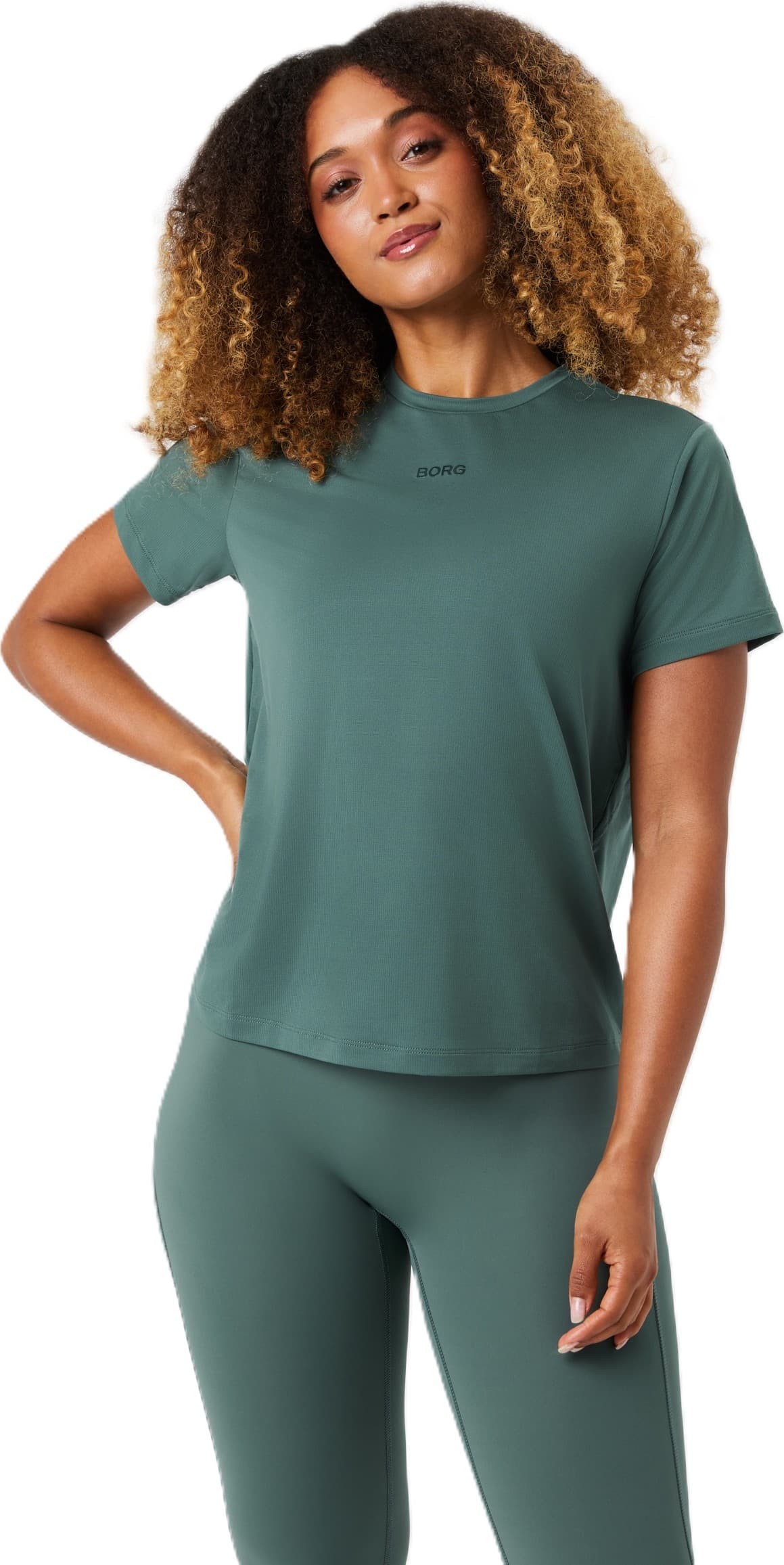 Björn Borg Björn Borg Women's Borg Sports T-Shirt Balsam Green