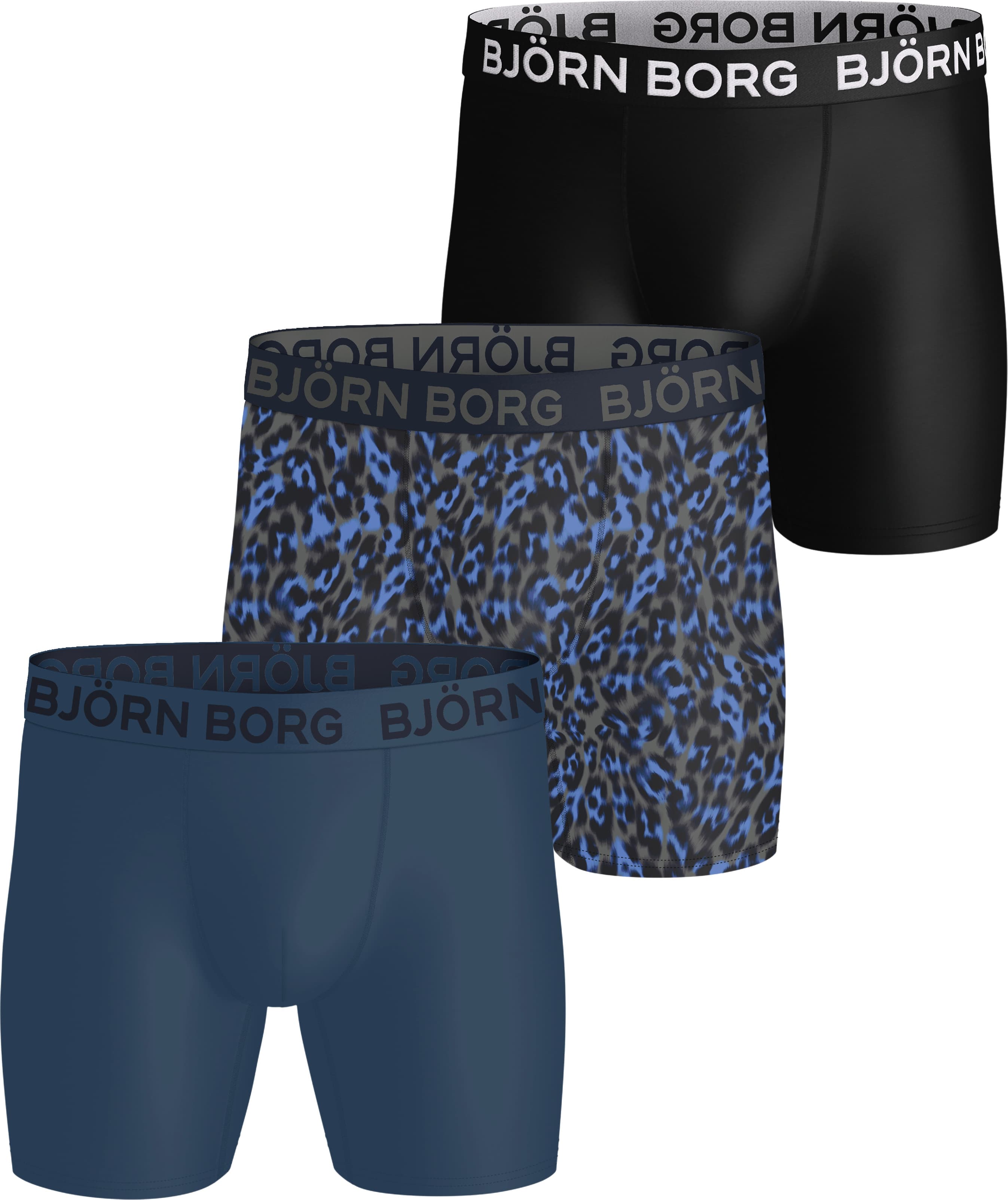 Björn Borg Björn Borg Men's Sports Microfiber Boxer 3p Multipack 2