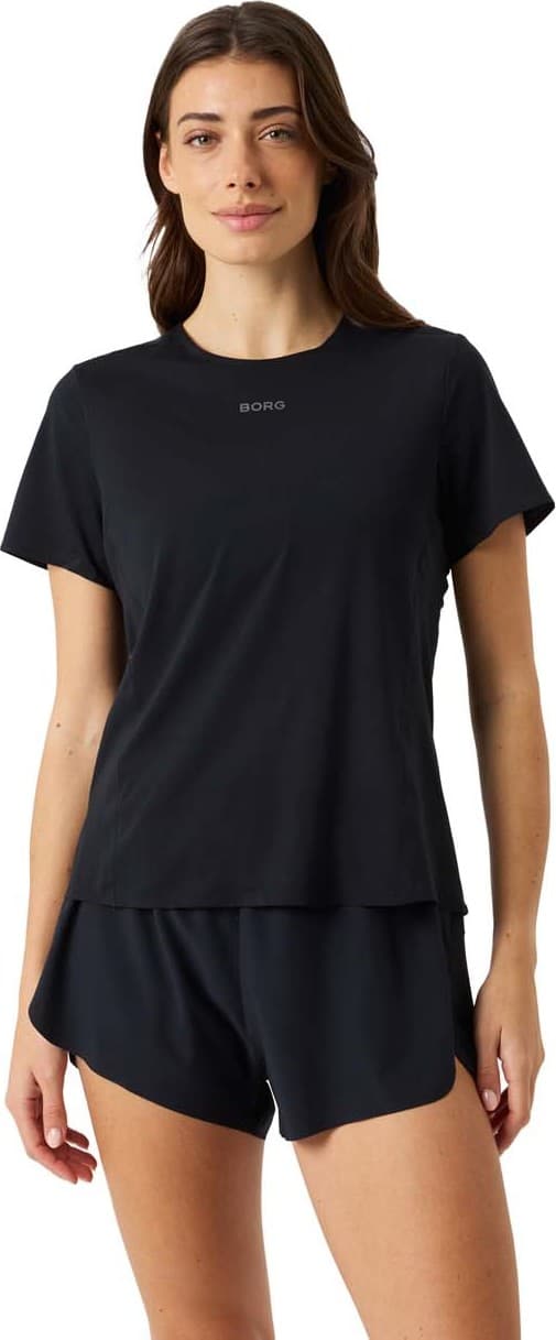 Björn Borg Björn Borg Women's Borg Performance Feather T-Shirt Black Beauty