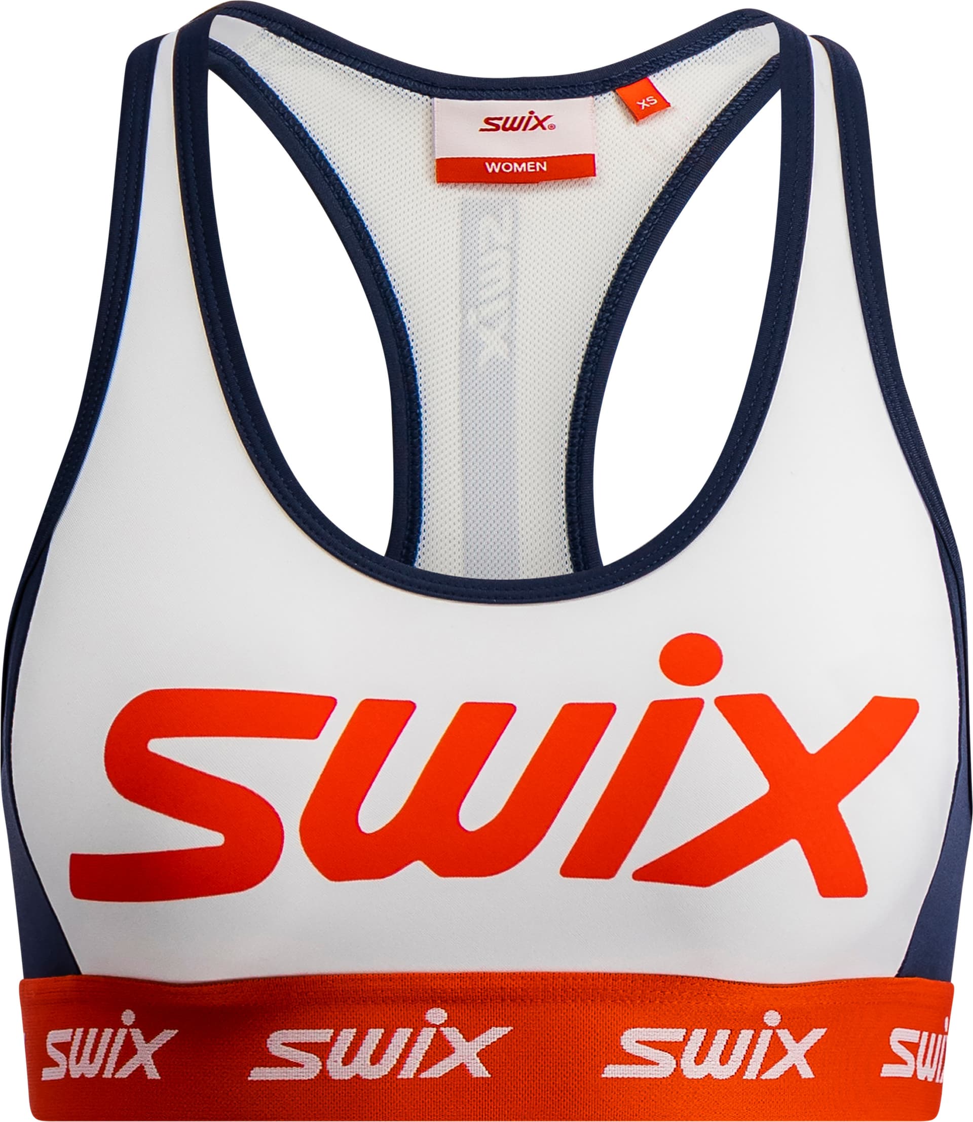 Swix Swix Women's Roadline Bra Bright White/Fiery Red