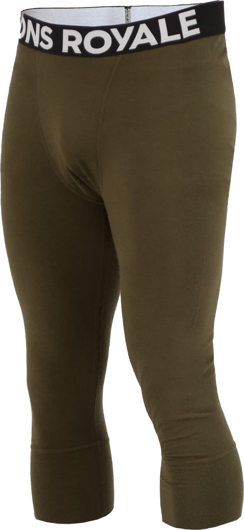 Mons Royale Mons Royale Men's Cascade Merino Flex 200 3/4 Legging Dark Olive