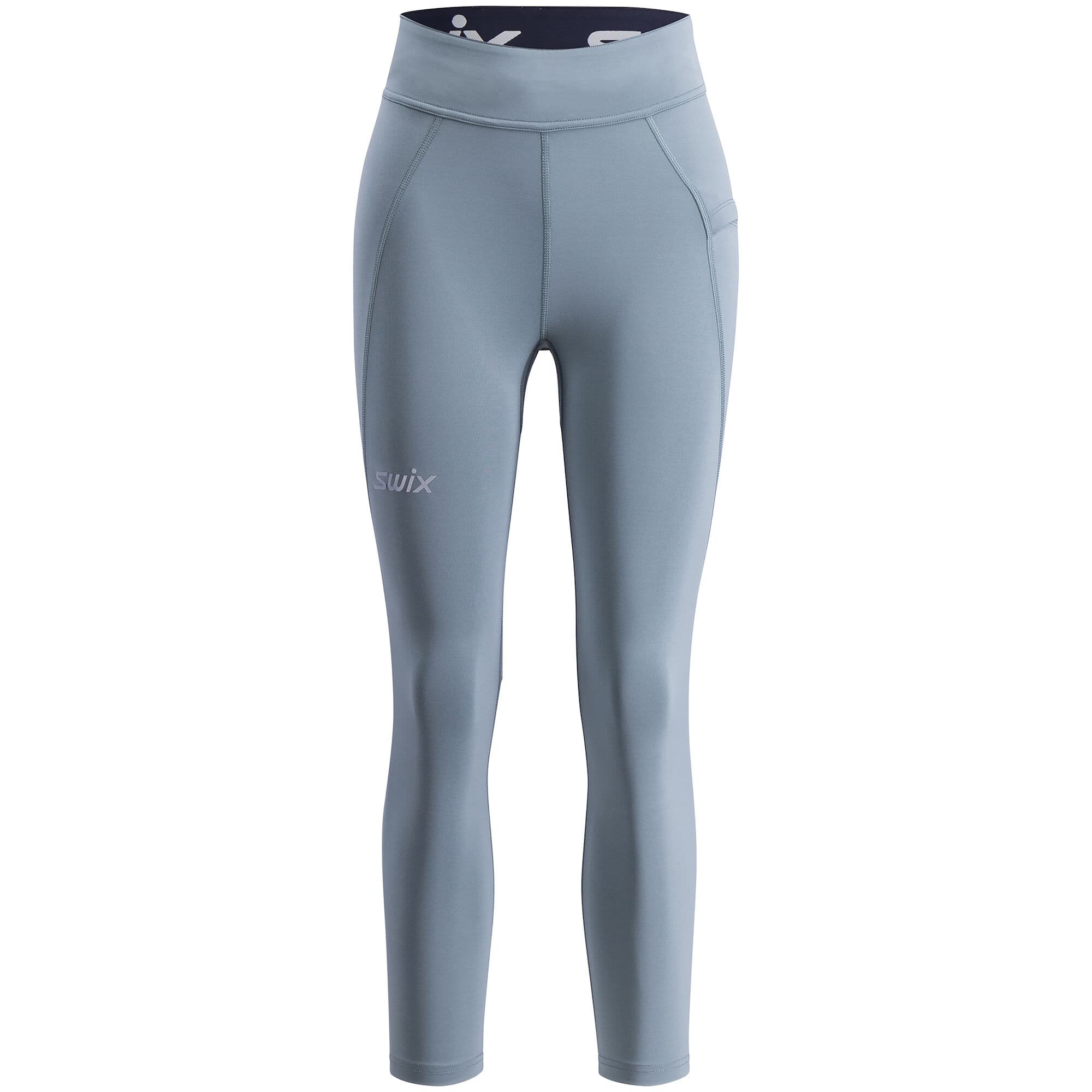 swix Swix Women's Pace High Waist Cropped Tights Dark Fog