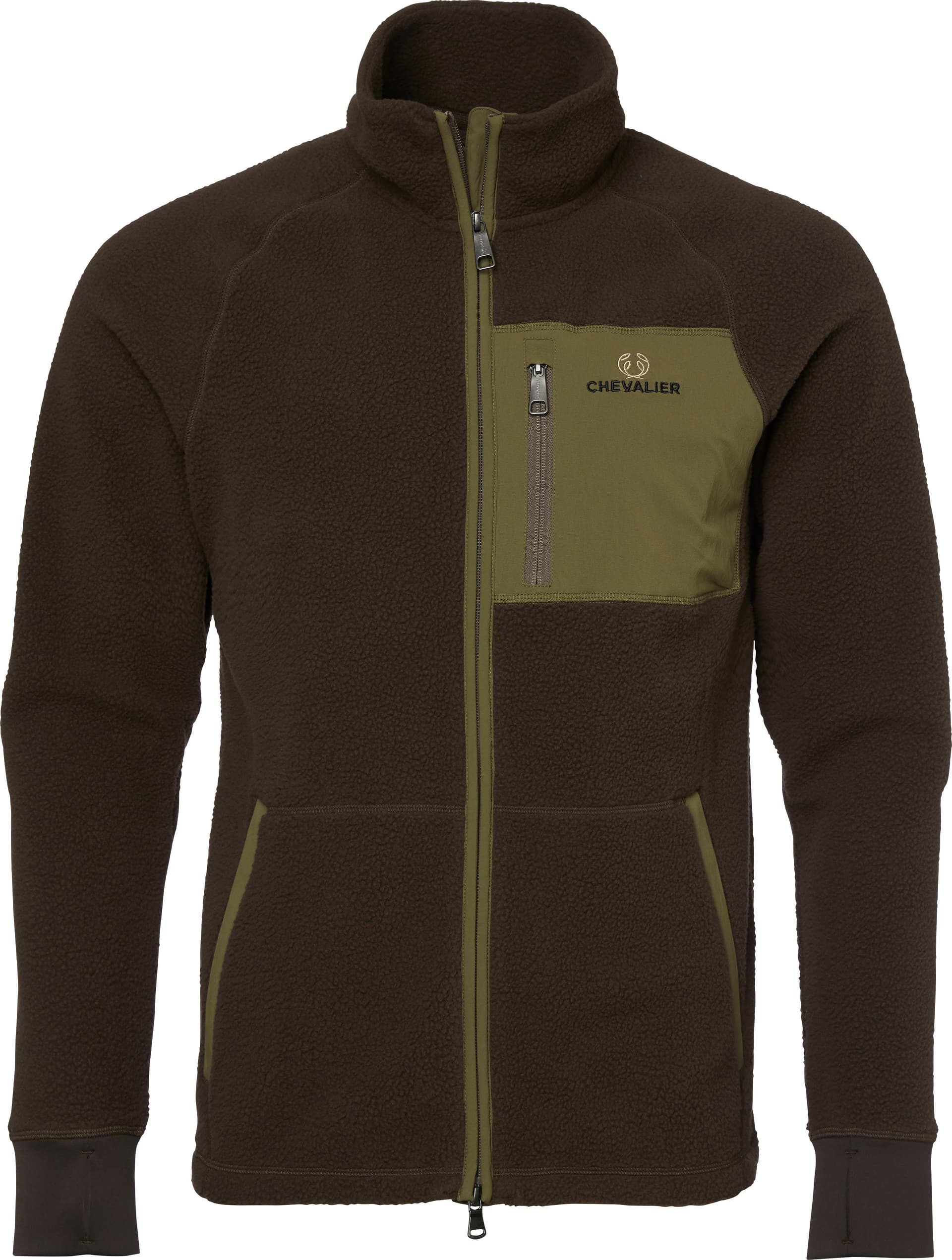 Chevalier Chevalier Men's Pax Light Pile Jacket  Leather Brown