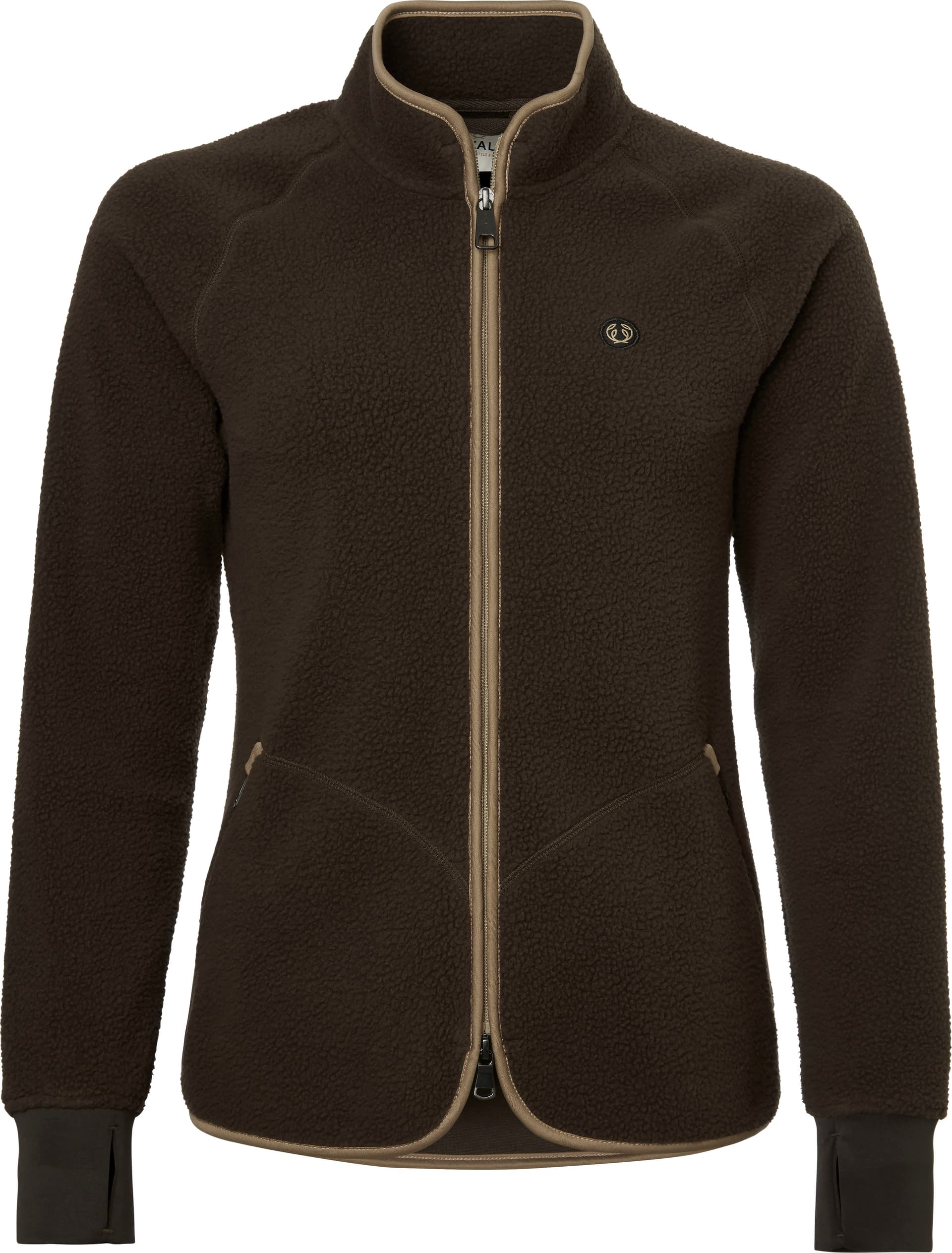 Chevalier Chevalier Women's Pax Light Pile Jacket Leather Brown
