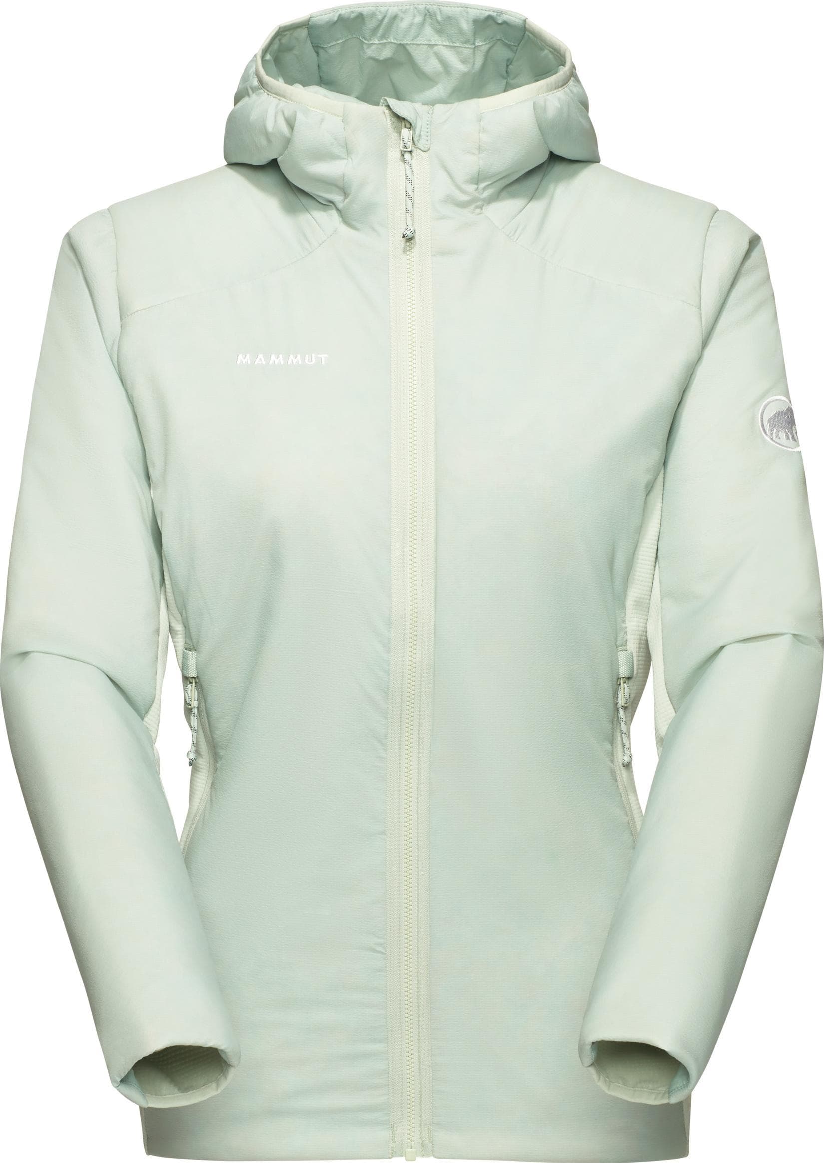 mammut Mammut Women's Rime Air In Hybrid Hooded Jacket Silver Sage