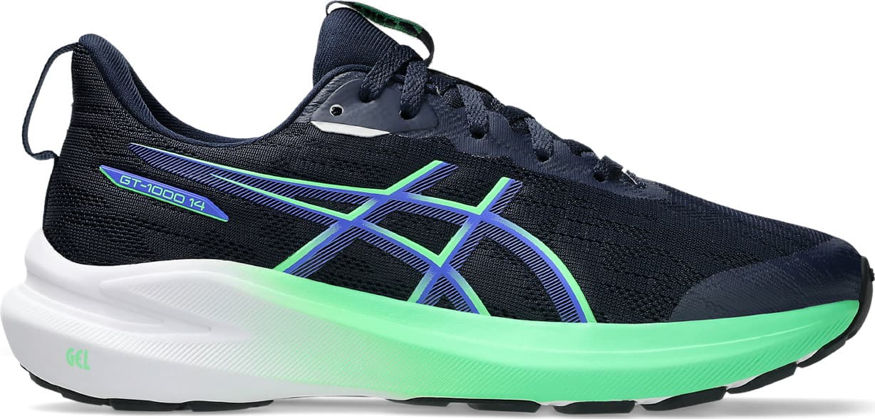 Asics Asics Kids' GT-1000 14 GS Midnight/Vital Green