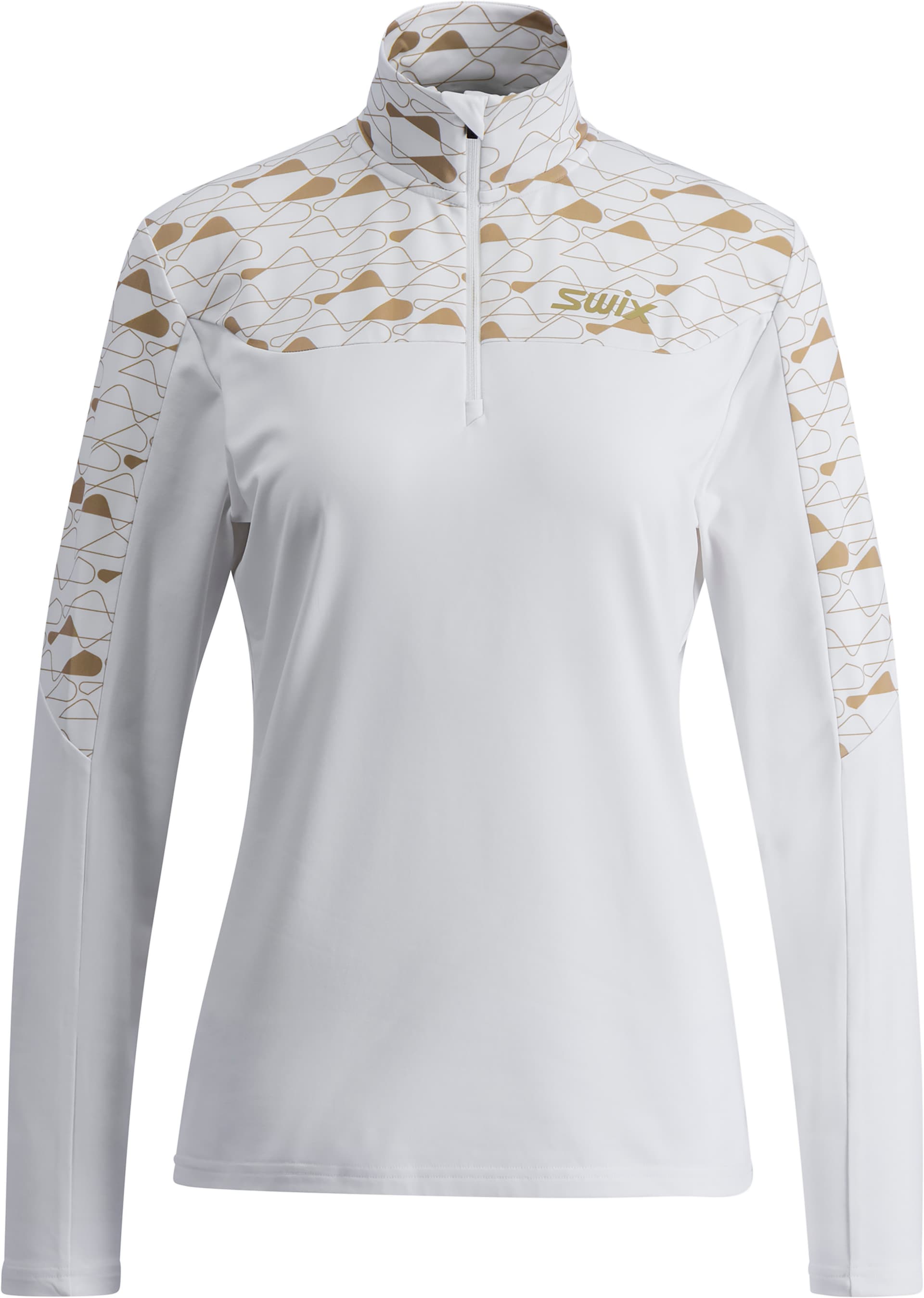 Swix Swix Women's Infinity Light Half Zip Bright White/Dune
