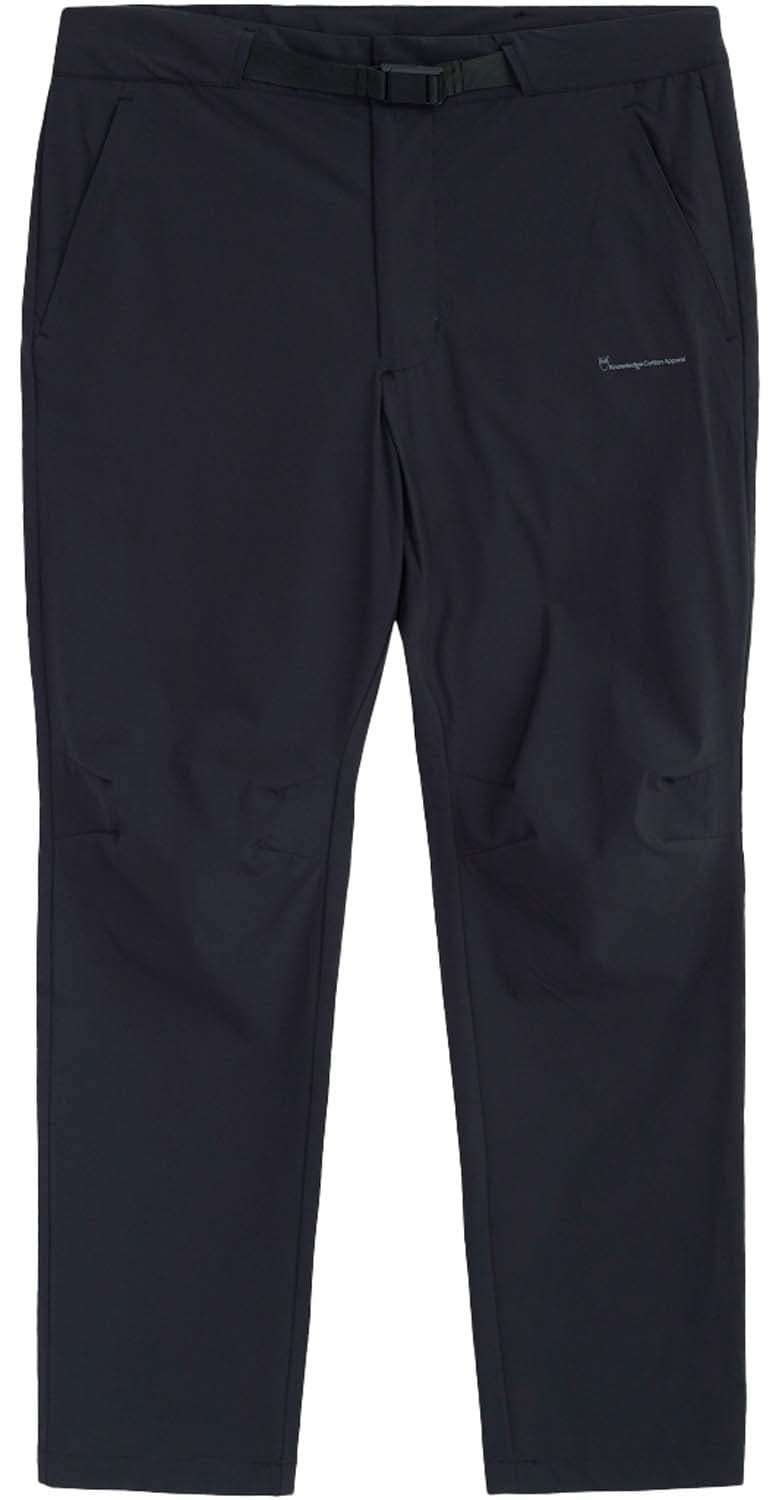 Knowledge Cotton Apparel Knowledge Cotton Apparel Men's Tim Tapered Elastic Waist String Pants Black Jet