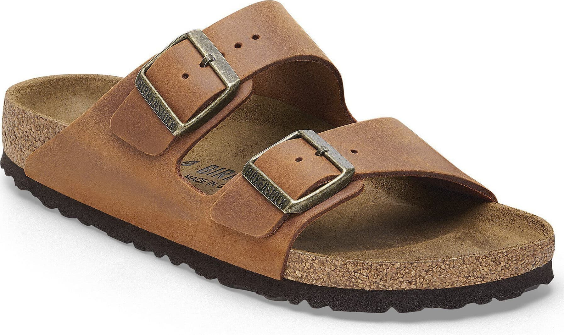 Birkenstock Birkenstock Arizona Oiled Leather Regular Cognac