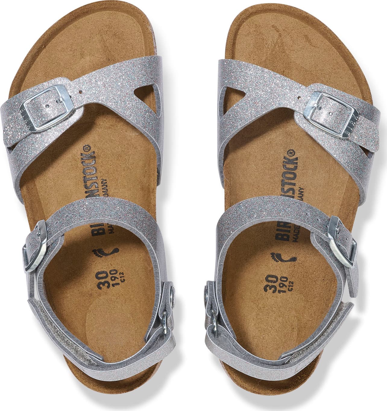 Birkenstock Birkenstock Kids' Rio As Kids BF Sparkling Silver