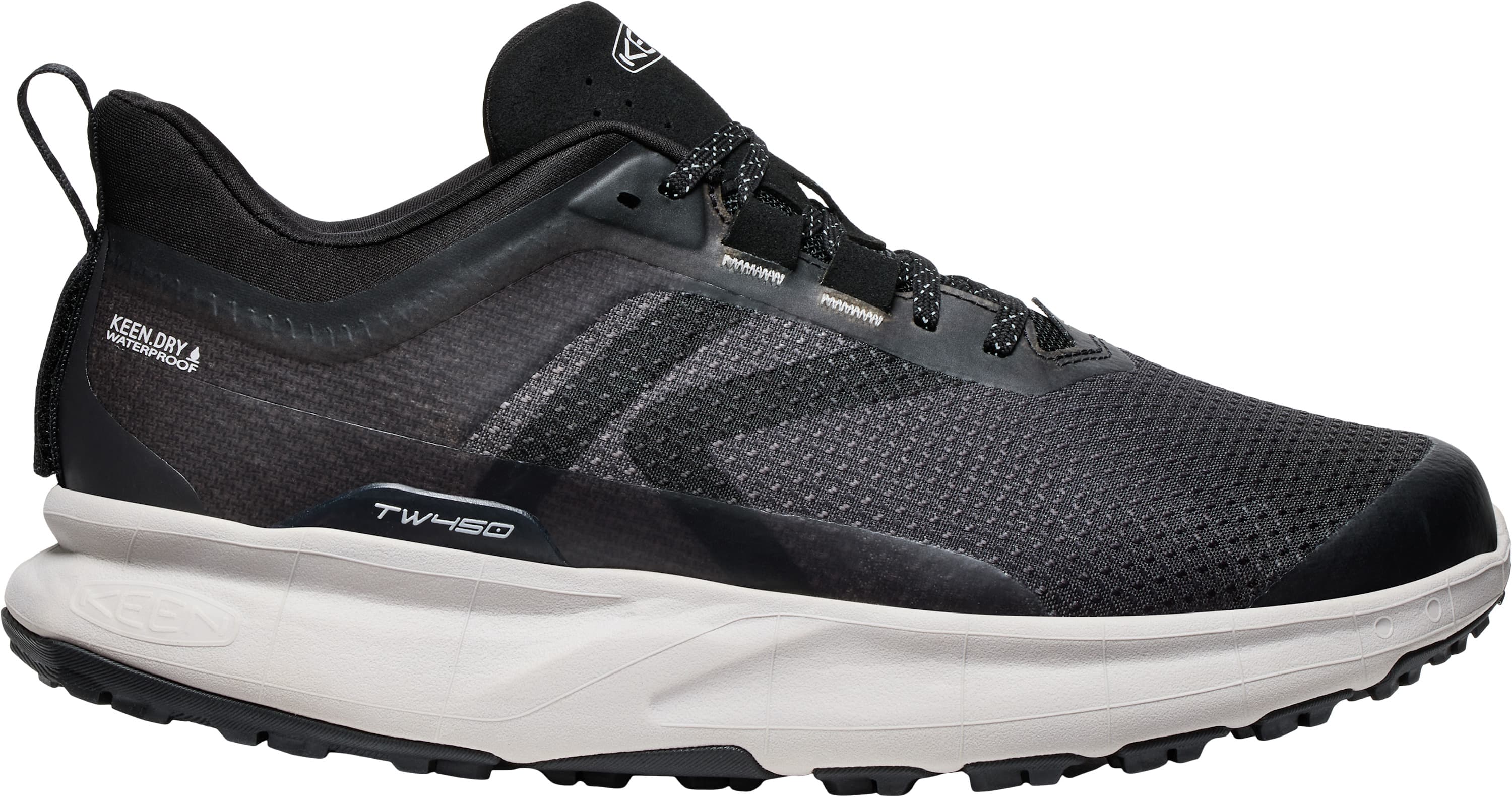 Keen Keen Men's 450 Dirt Waterproof Hiking Shoe Black-magnet