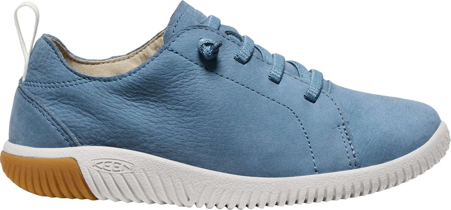 Keen Keen Keen Kid's KNX Leather Sneaker Coronet Blue/Vapor