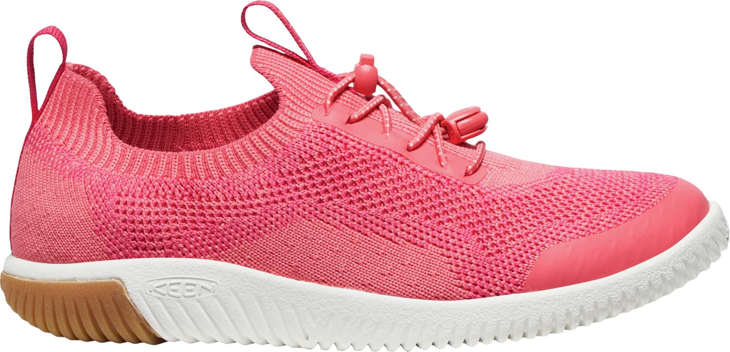 Keen Keen Keen Kid's KNX Knit Lace Sneaker Dubarry/Star White