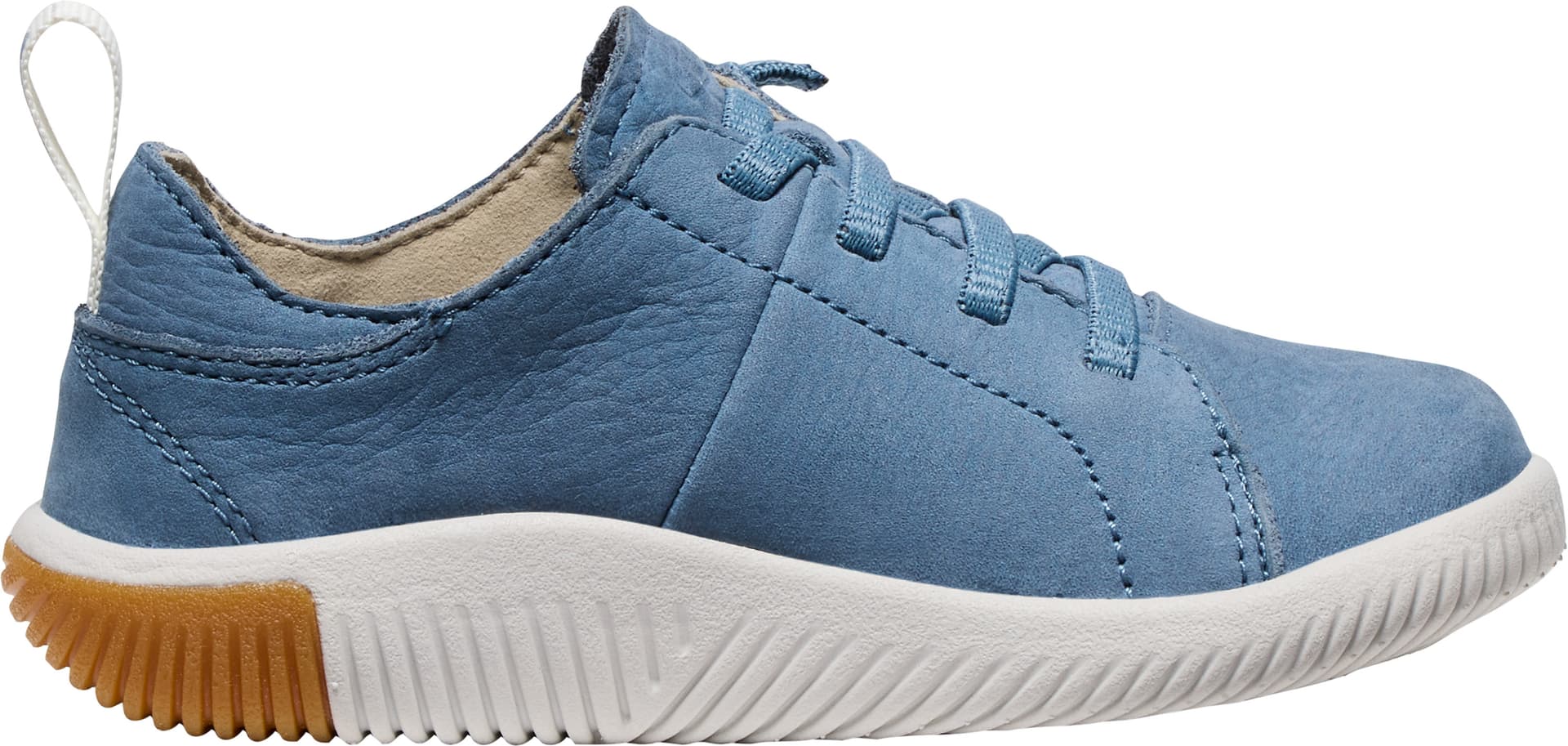 Keen Keen Kid's KNX Leather Sneaker Coronet-blue-vapor