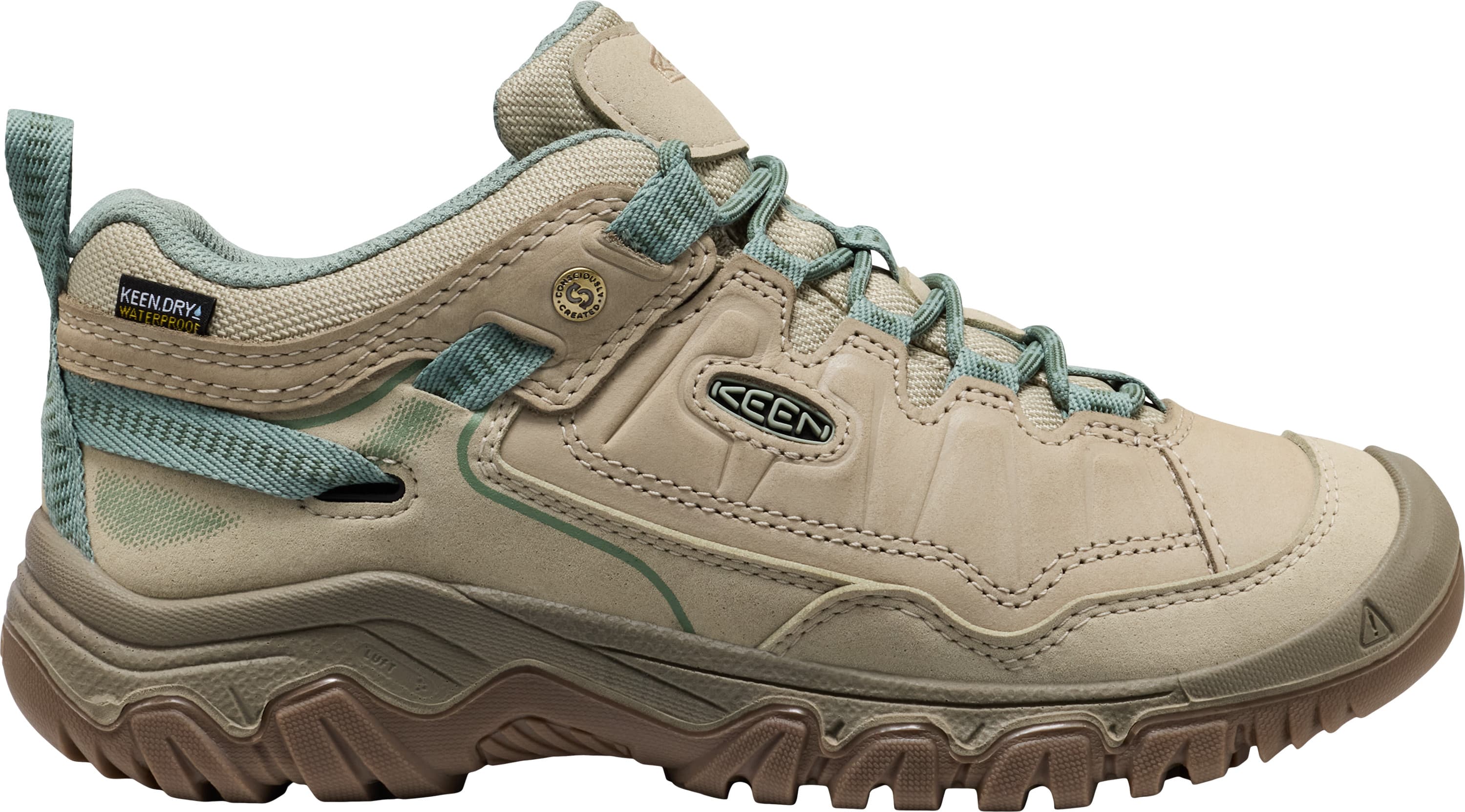 Keen Keen Women's Targhee Iv Wp Abbey Stone-lily Pad