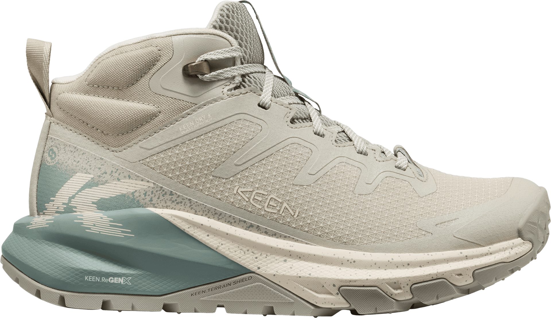 Keen Keen Women's Targhee Apex Mid Wp Abbey Stone-birch