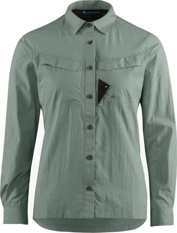 Klättermusen Klättermusen Women's Syn Long Sleeve Shirt Green Lake