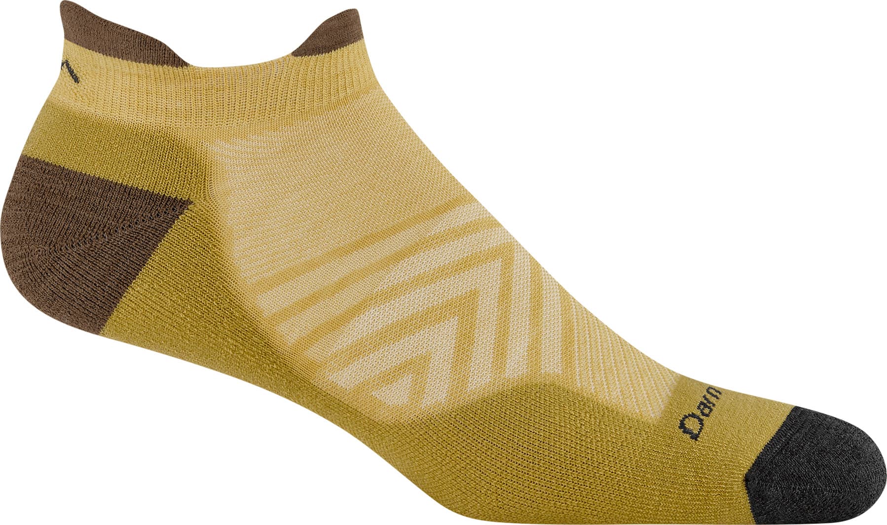 Darn Tough Darn Tough Men's Run No Show Tab Ultra-Lightweight with Cushion Sandstone