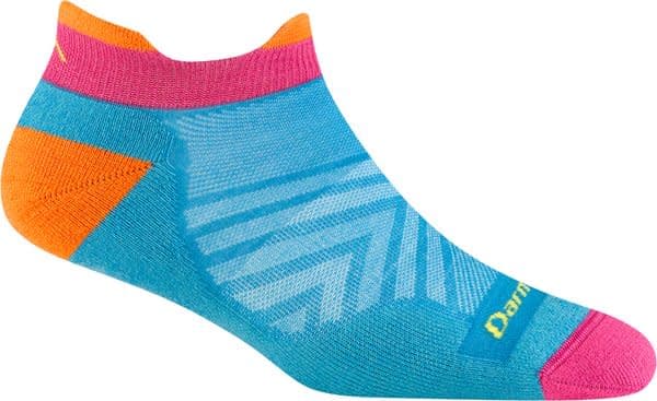 Darn Tough Darn Tough Women's Run No Show Tab Ultra-Lightweight Running Sock Cushion Ocean
