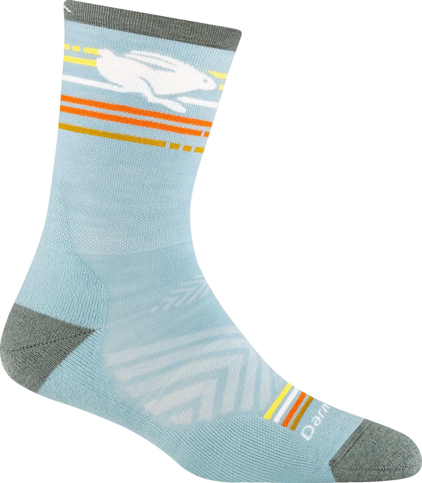 Darn Tough Darn Tough Women's Pacer Micro Crew Ultra-Lightweight With Cushion  Glacier