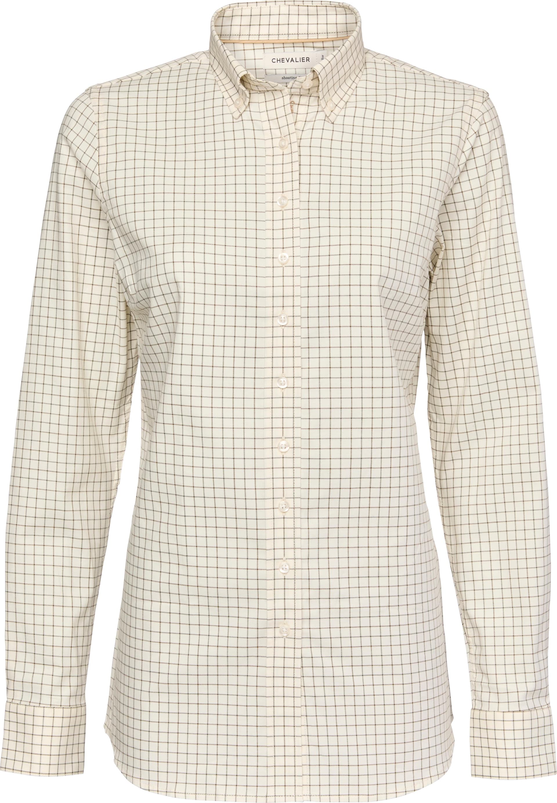 Chevalier Chevalier Women's Florence Shooting Fit Stretch Shirt Highland Green Tattersall