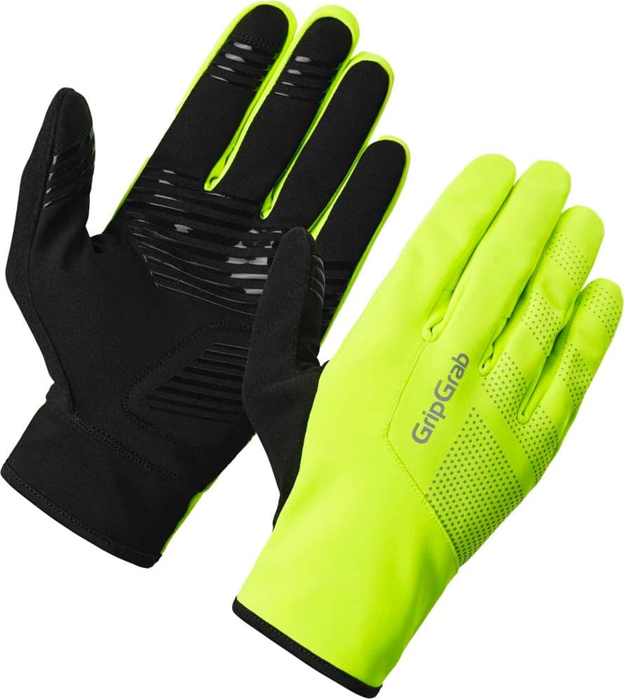 GripGrab Gripgrab Unisec Gripgrab Ride 2 Windproof Spring-Autumn Gloves Yellow Hi-vis