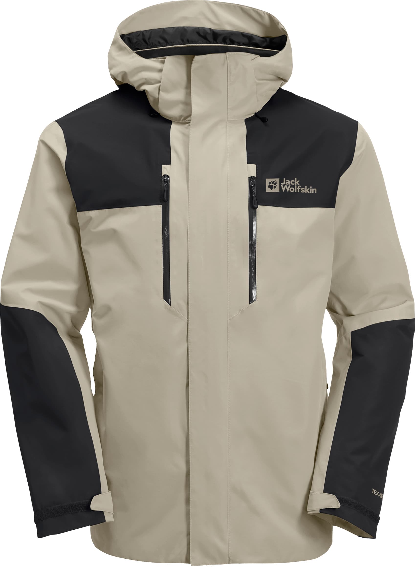 Jack Wolfskin Jack Wolfskin Men's Jasper 2-Layer Jacket Stone