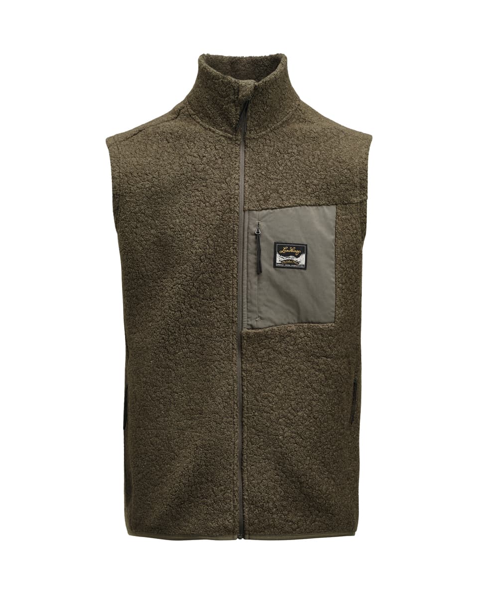 Lundhags Lundhags Men's Flok Wool Pile Vest Forest Green