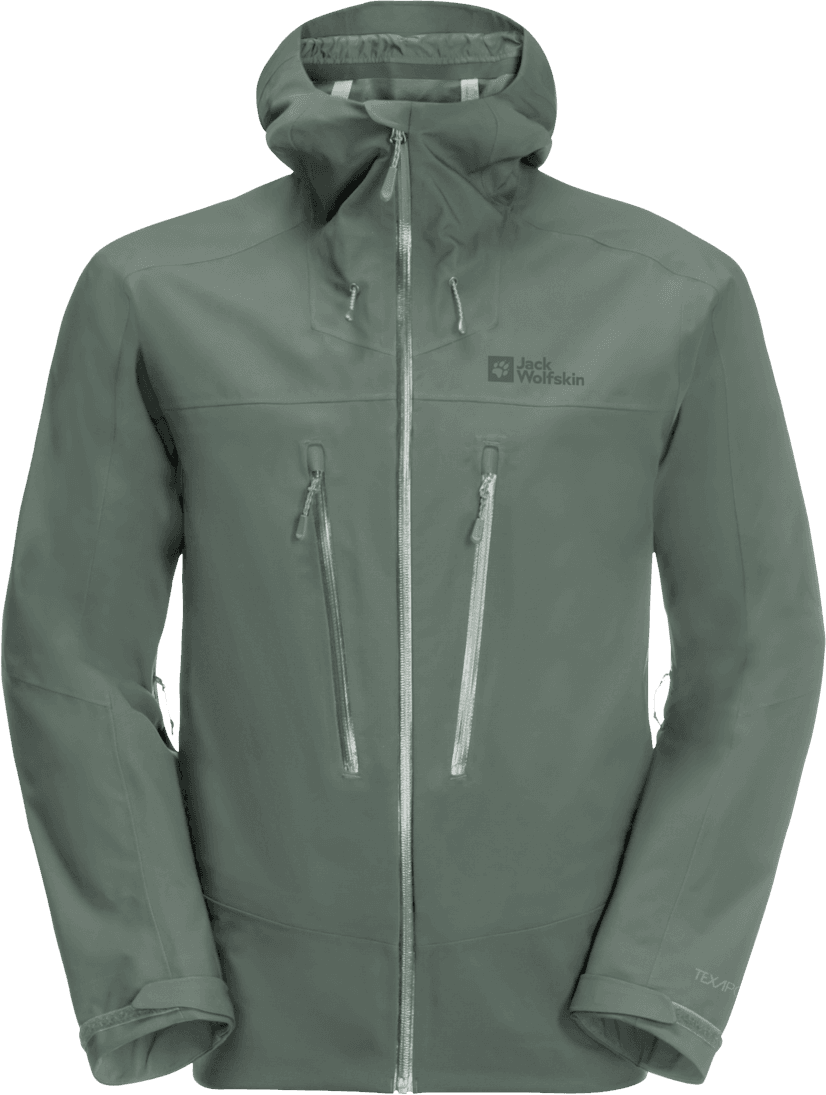 Jack Wolfskin Jack Wolfskin Men's Kammweg 3-Layer Jacket Hedge Green