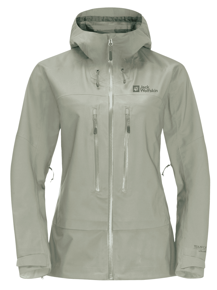 Jack Wolfskin Jack Wolfskin Women's Kammweg 3-Layer Jacket Mint Leaf