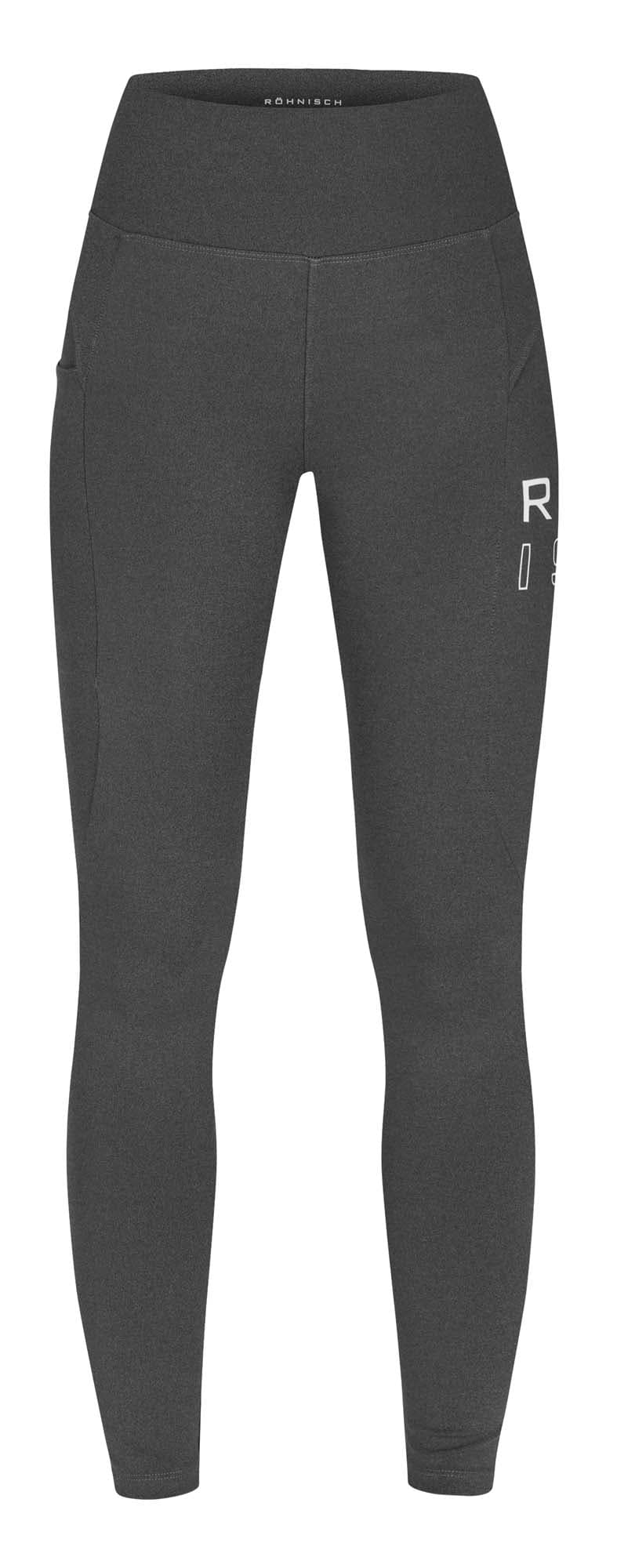 Rohnisch Röhnisch Women's Endorphin Logo Tights Dark Grey Melange