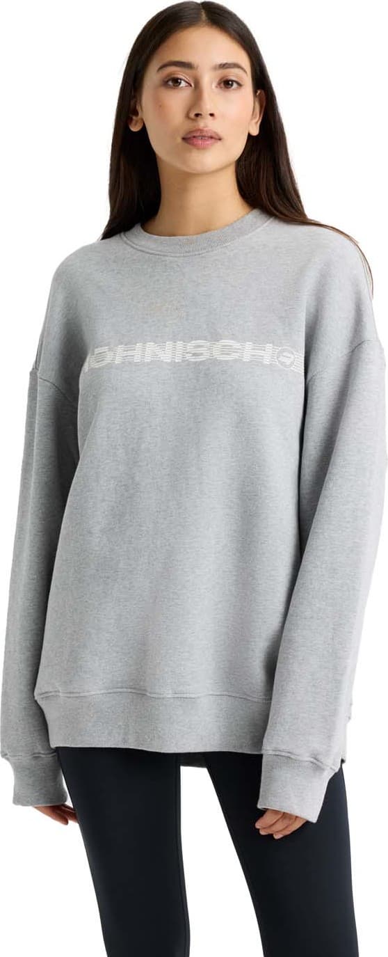 Rohnisch Röhnisch Women's Cotton Emblem Sweatshirt Grey Melange