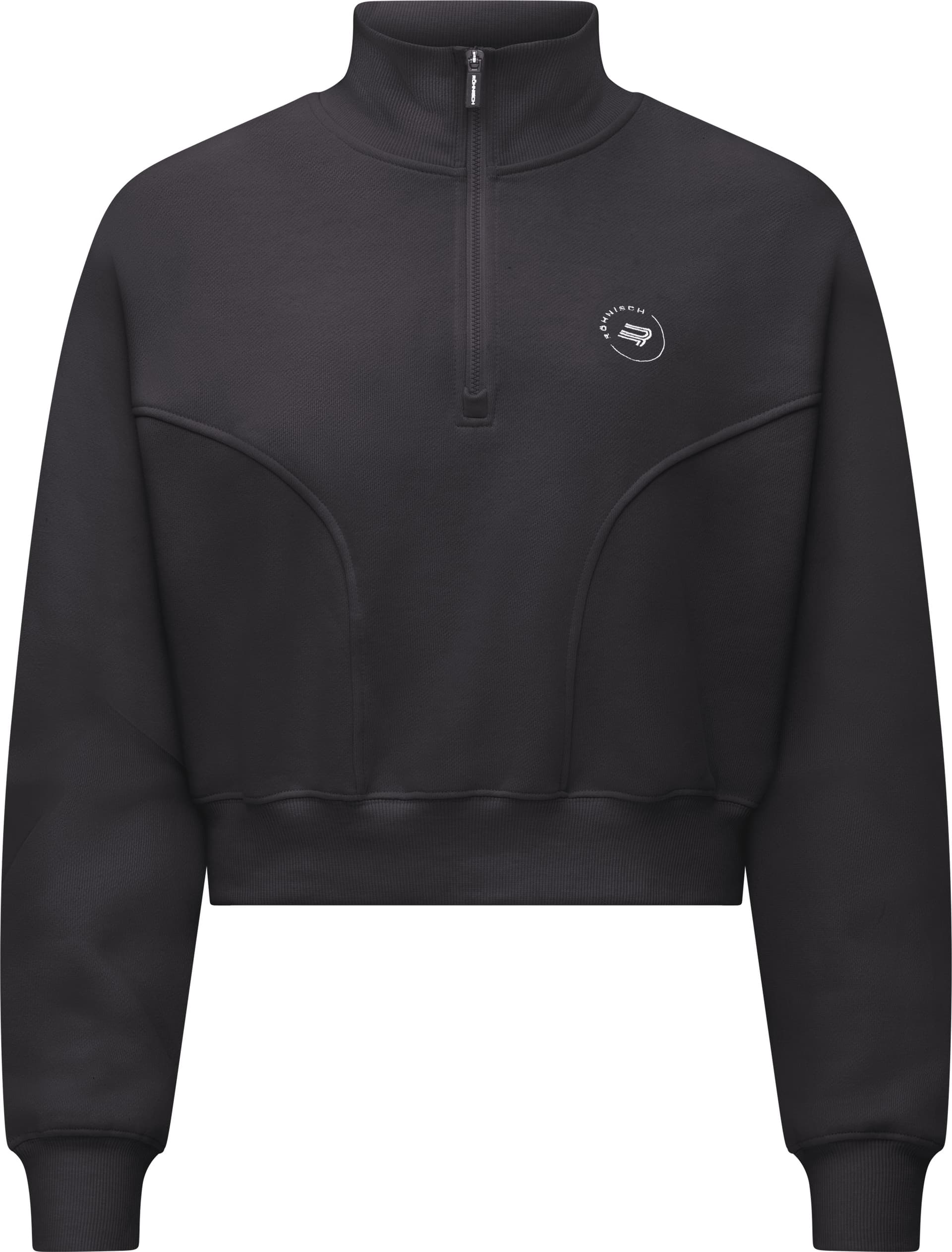 Rohnisch Röhnisch Women's Soft Sweat Half Zip Obsidian Black