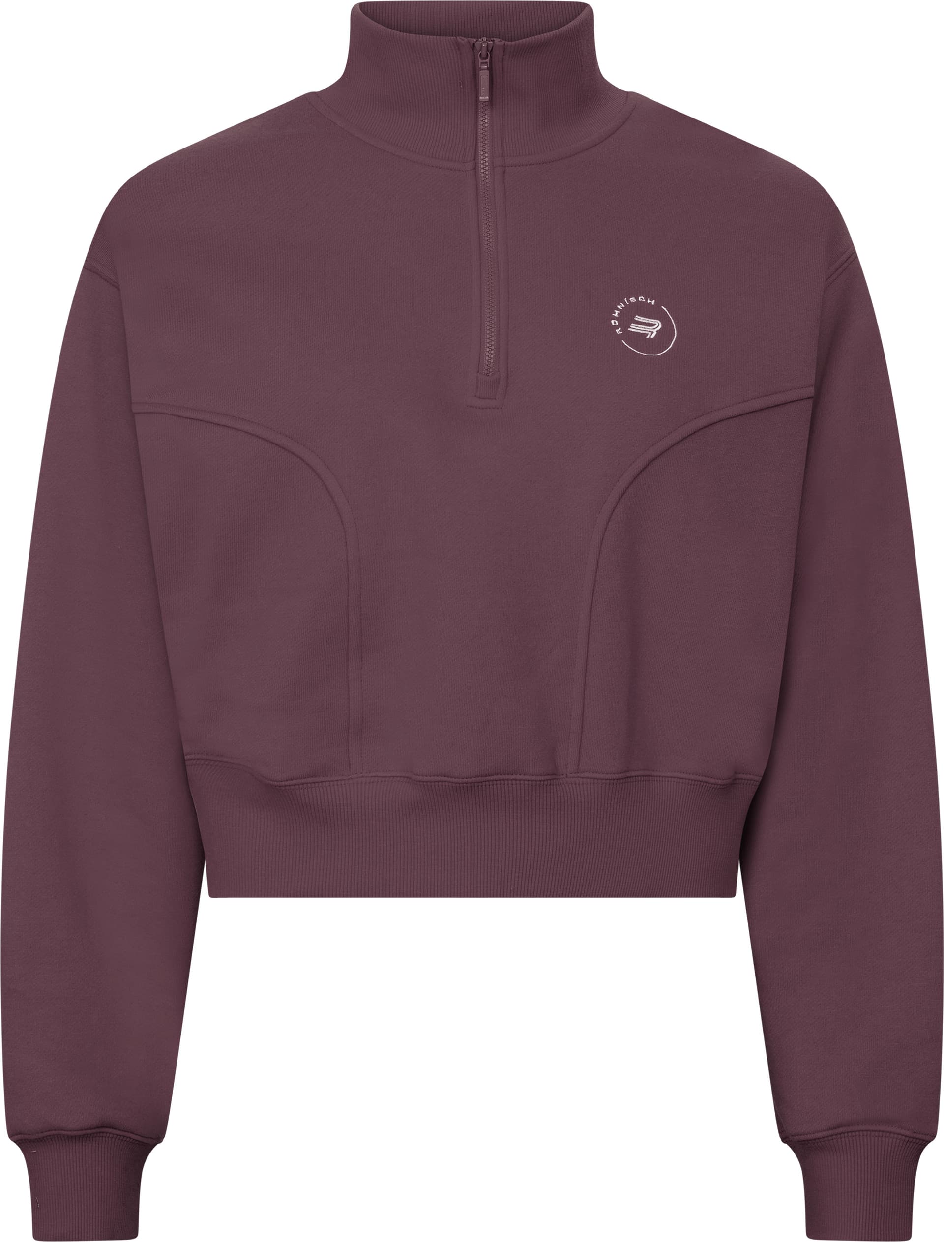 Rohnisch Röhnisch Women's Soft Sweat Half Zip Huckleberry