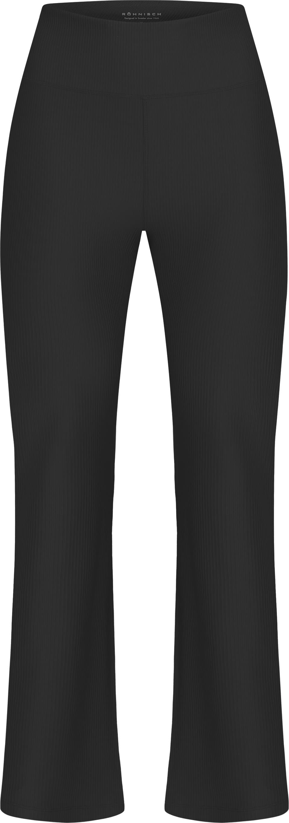 Rohnisch Röhnisch Women's Ribbed R Flare High waist Tight Black