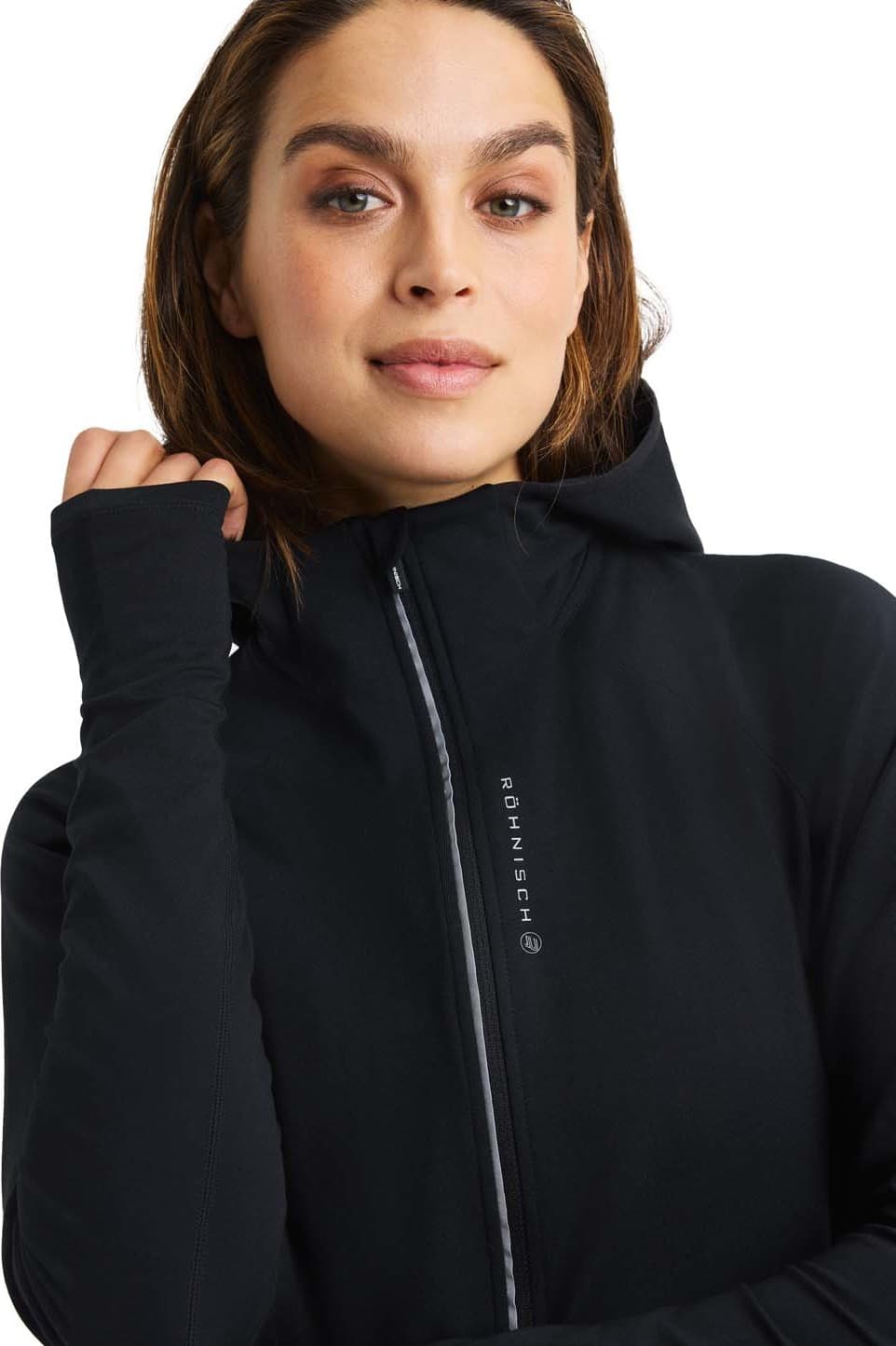 Rohnisch Röhnisch Women's Insulate Thermo Hood Fullzip Black