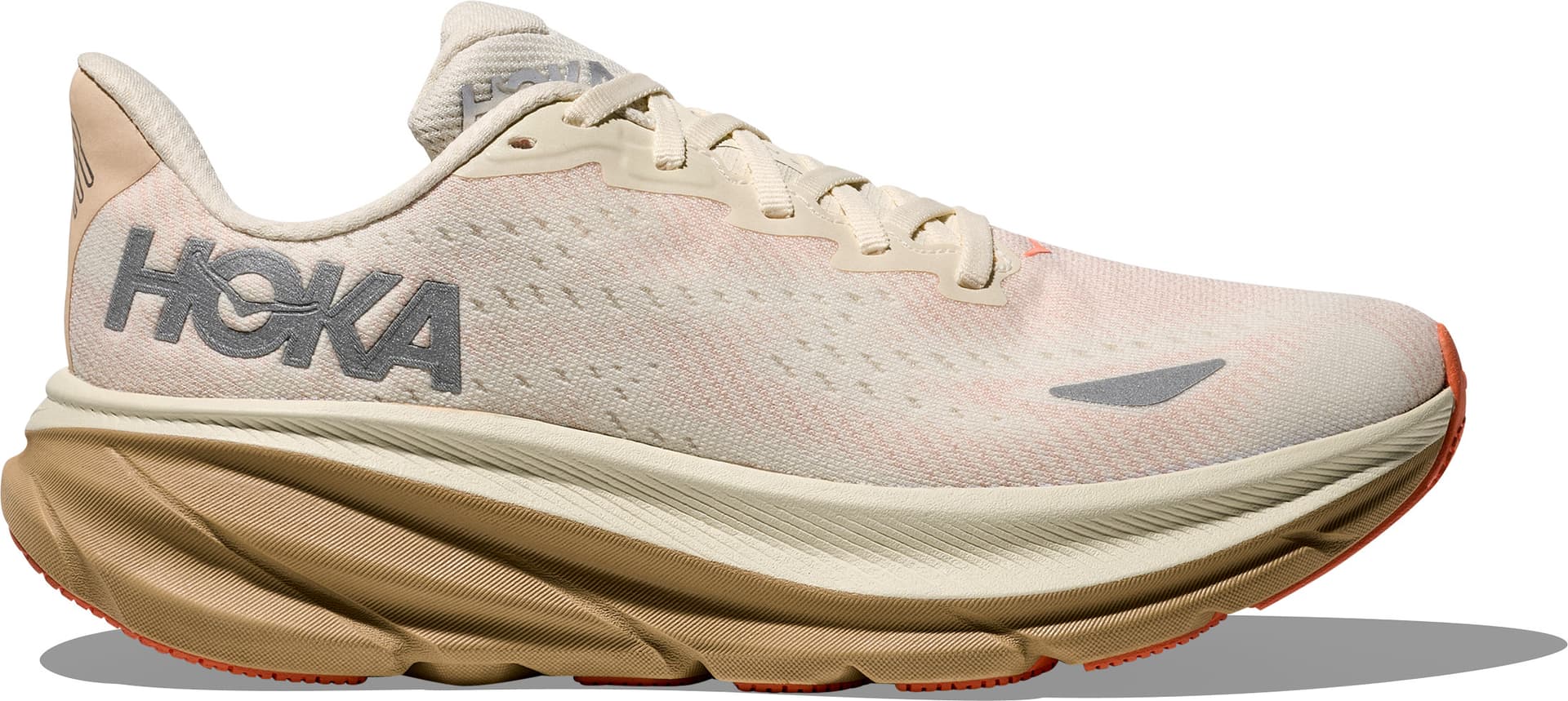 HOKA Hoka Women's Clifton 9 GORE-TEX Eggshell / Khaki