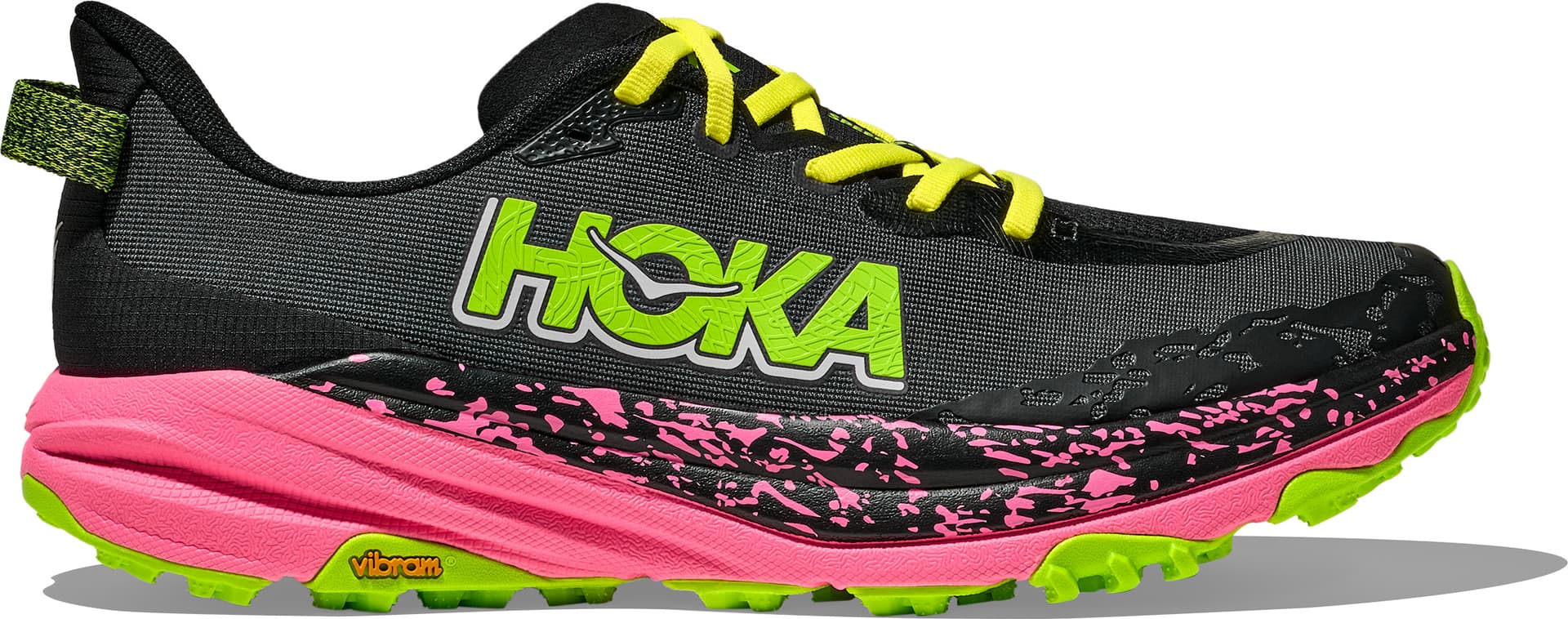 HOKA Hoka Men's Speedgoat 6 Black/Neon Rose