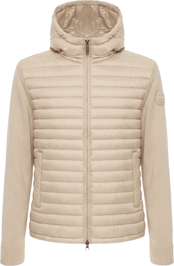 Colmar Colmar Men's Hybrid Padded Jacket With Hood Hemp