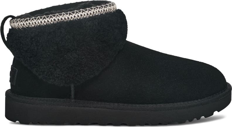UGG UGG Women's Classic Ultra Mini Maxi Curly Black
