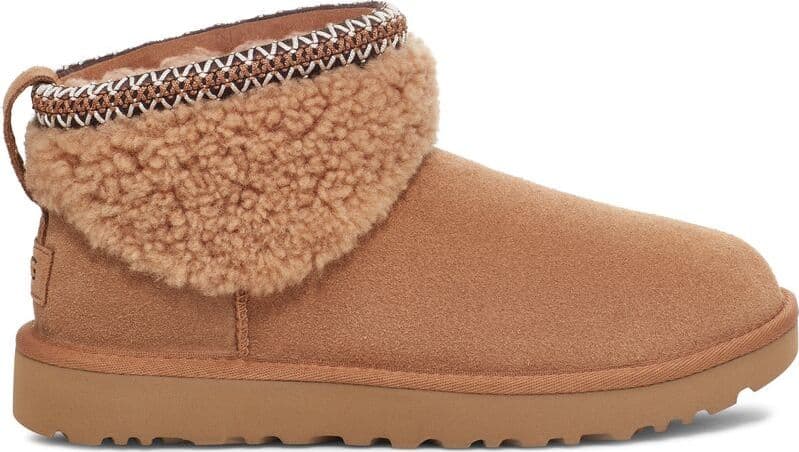 UGG UGG Women's Classic Ultra Mini Maxi Curly Chestnut