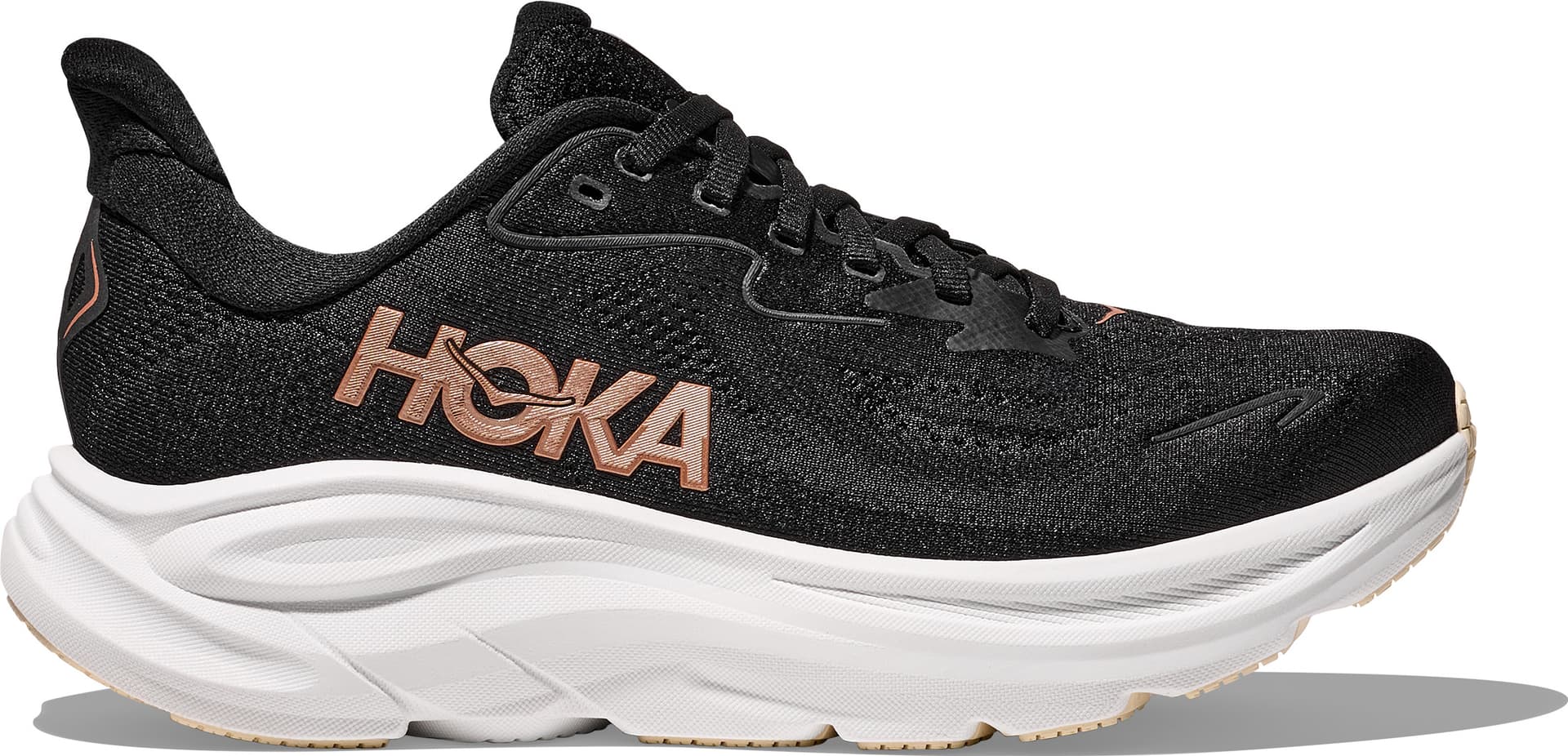 HOKA Hoka Women's Clifton 10 Black/Rose Gold