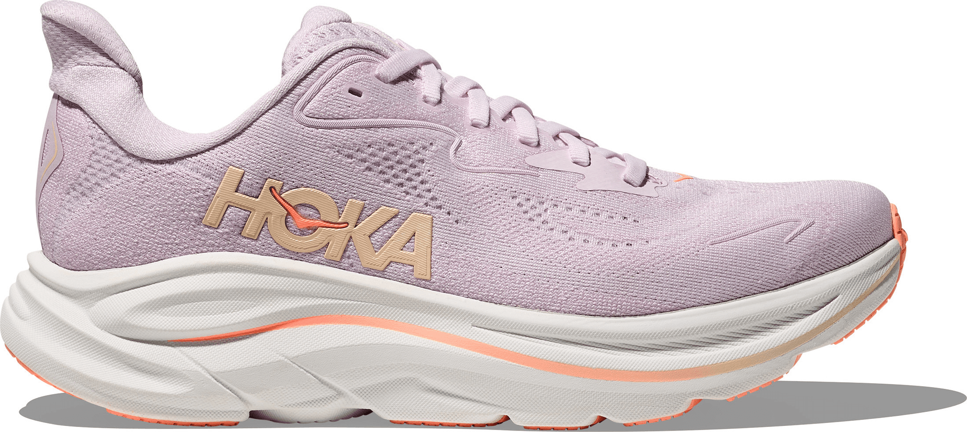 HOKA Hoka Women's Clifton 10 Lilac Cream / Tangerine Glow