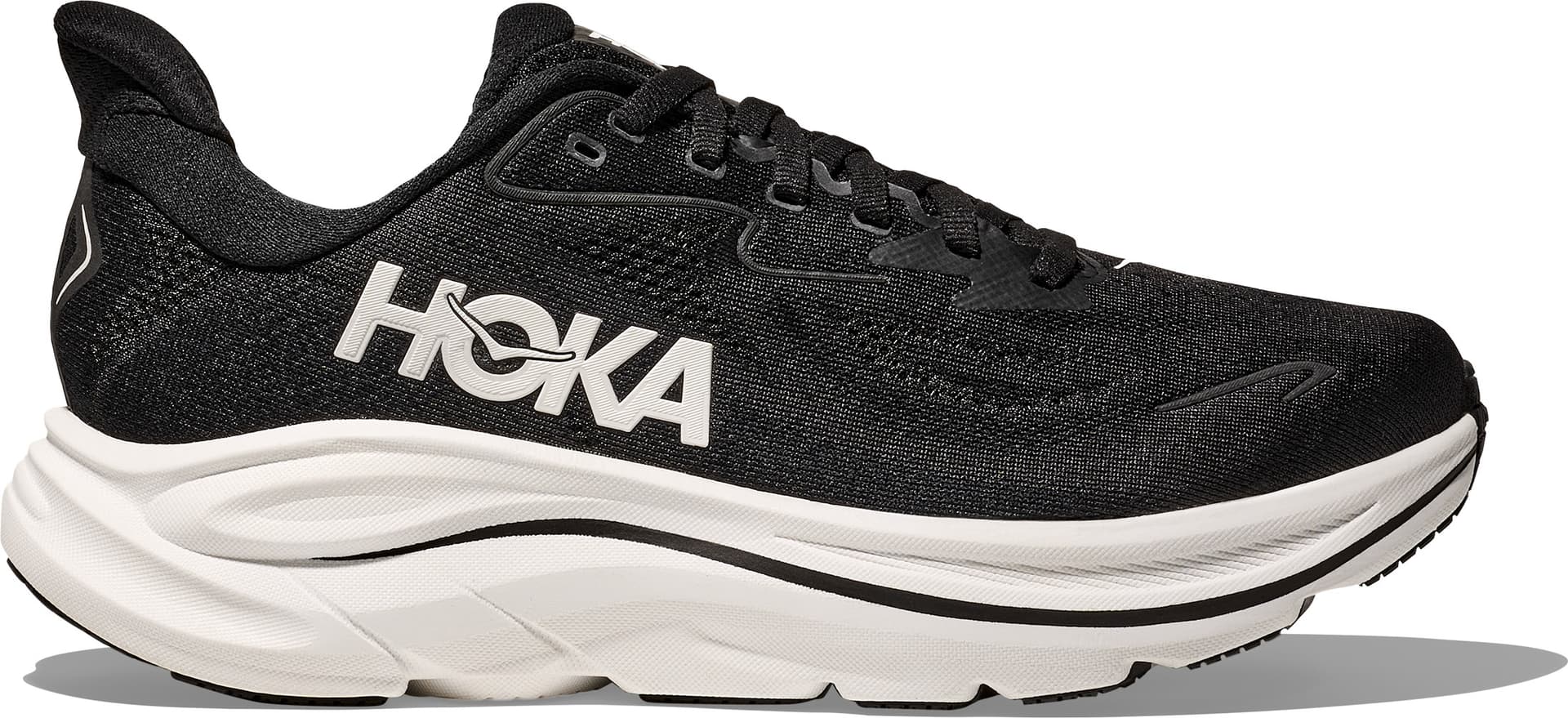 HOKA Hoka Men's Clifton 10 Wide Black/White