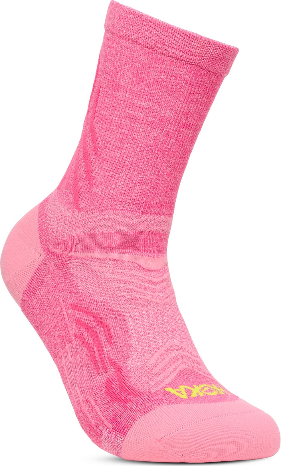 HOKA Hoka Unisex Bondi 9 Crew Run Sock Electric Rose