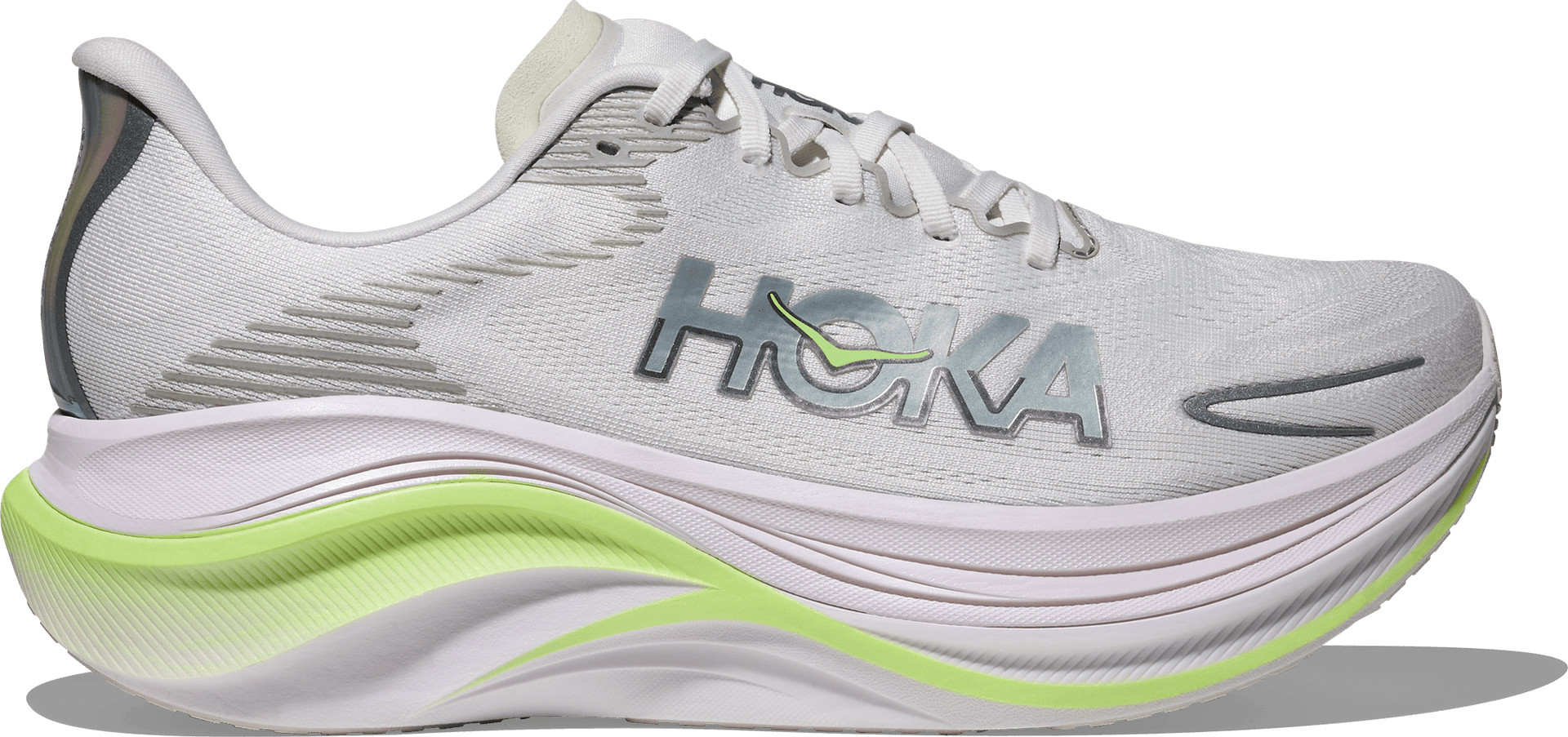 HOKA Hoka Men's Skyward X 2 White/Neon Yuzu