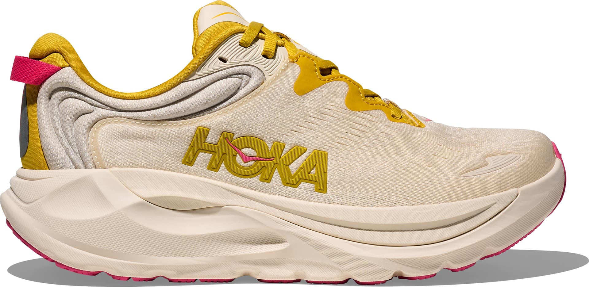 HOKA Hoka Women's Gaviota 6 Birch/Yellow Gold